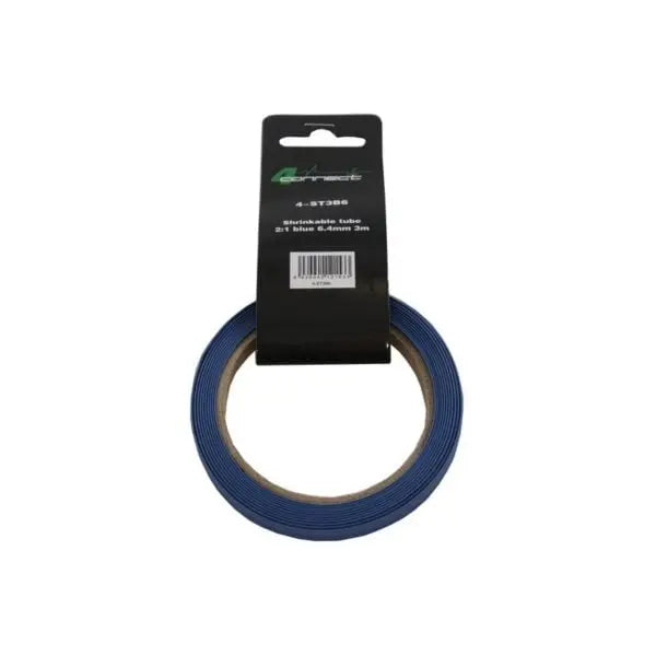 4Connect 4-ST3B6 – Krympslang – Blå – 6.4mm