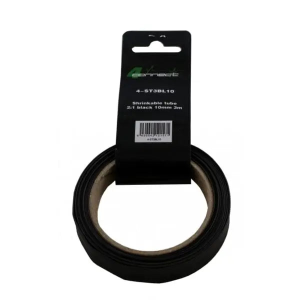 4Connect 4-ST3BL10 – Krympslang – Svart – 10mm