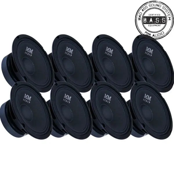 MM Audio Street Pro 6.5 – Midbas – 6.5 tum – 8-pack