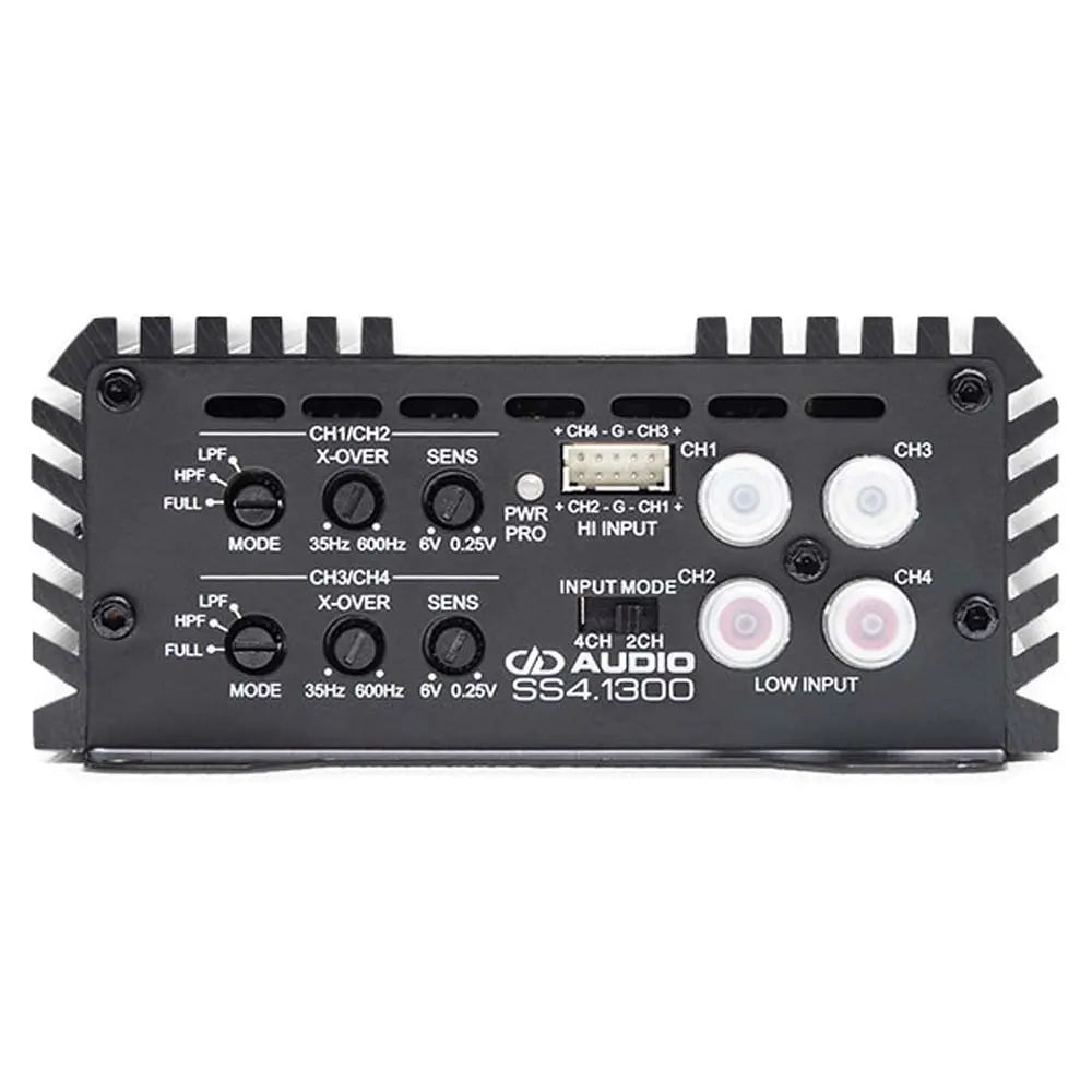 DD Audio SS4.1300-24V – Slutsteg – 4-kanal – 24V