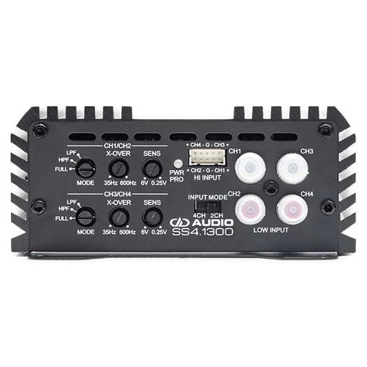 DD Audio SS4.1300-24V – Slutsteg – 4-kanal – 24V