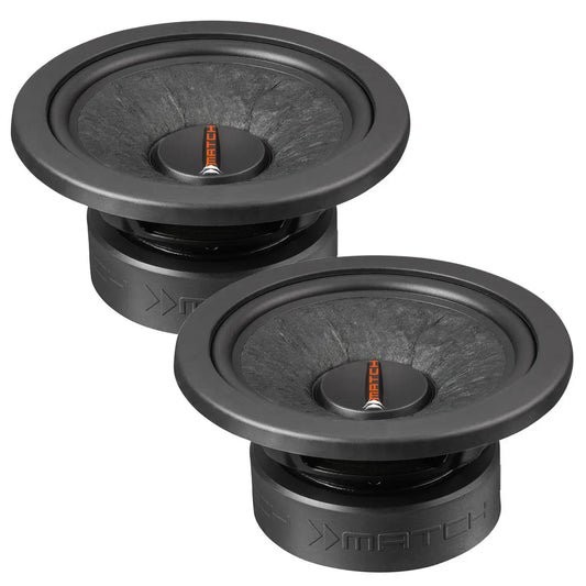 MATCH PP 72W-D – 6.5 tum bas – 2-pack
