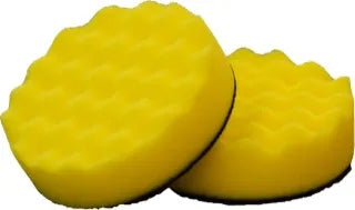 Våfflade Trissor 100mm Gula 2-pack