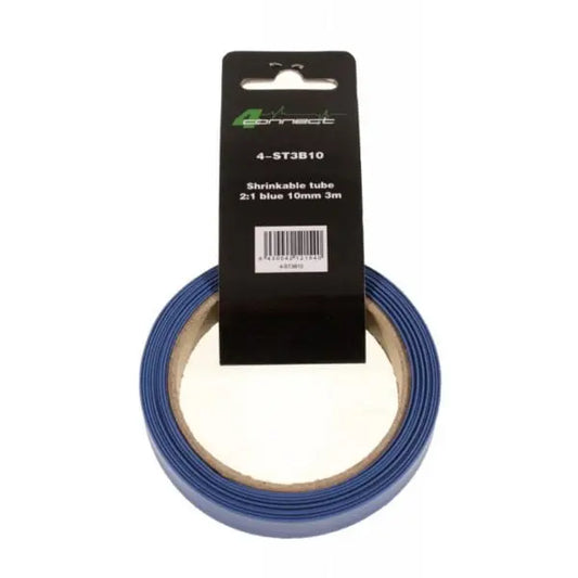 4Connect 4-ST3B10 – Krympslang – Blå – 10mm
