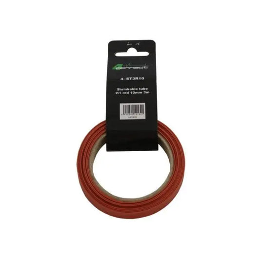 4Connect 4-ST3R10 – Krympslang – Röd – 10mm