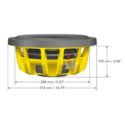 Ground Zero GZHW 10SPL-D2 FLAT – 10 tum bas