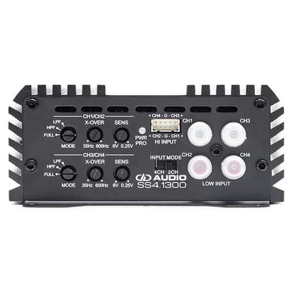 DD Audio SS4.1300-24V – Slutsteg – 4-kanal – 24V