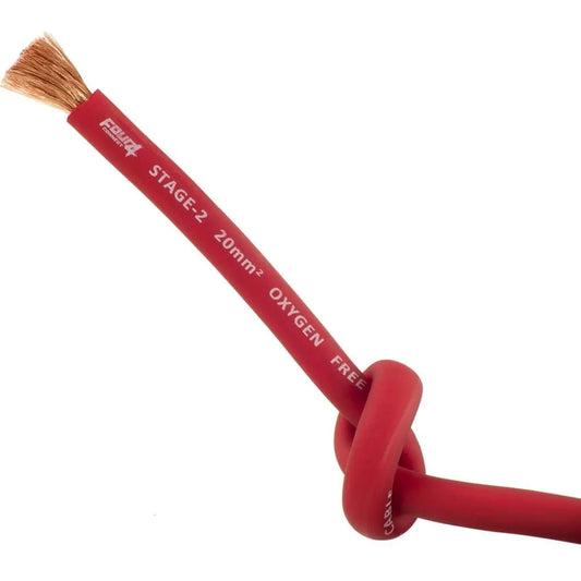 4Connect 4-800213 – Strömkabel – 20mm² – Röd