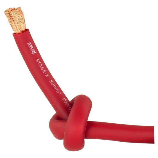 4Connect 4-800217 – Strömkabel – 50mm² – Röd