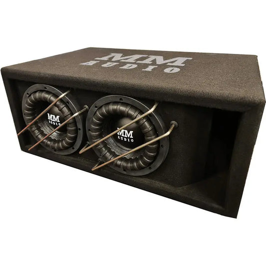 MM Audio Dubbel HD-8v2 – 2×8 tum – Baslåda