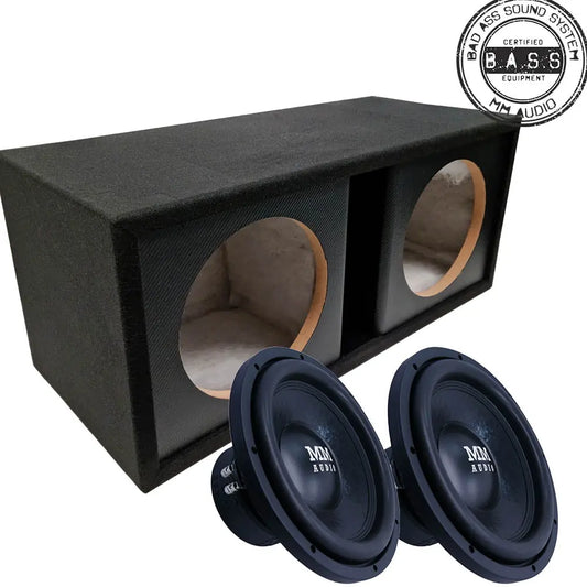 MM Audio Dubbel Street 12 PRO – 2×12 tum – Baslåda