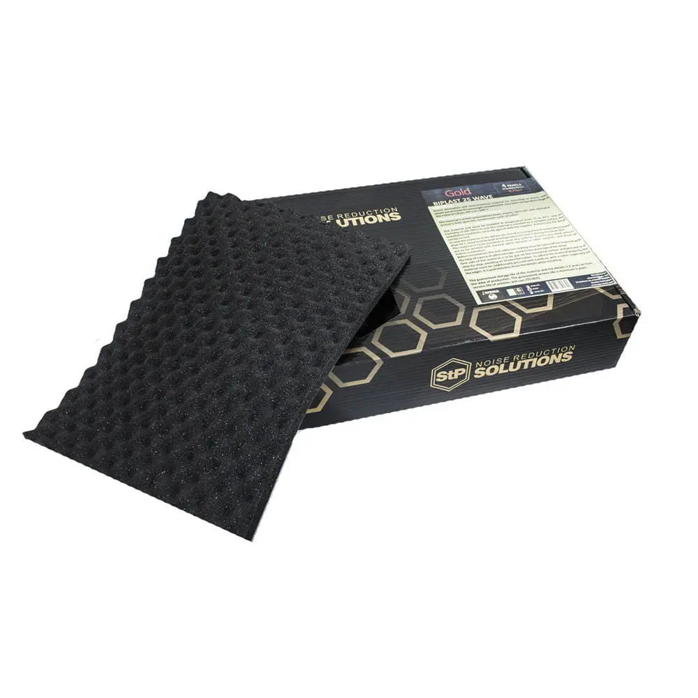 STP Biplast 25 WAVE – Ljudisolering – 25mm ljudabsorbent – 0.75m2