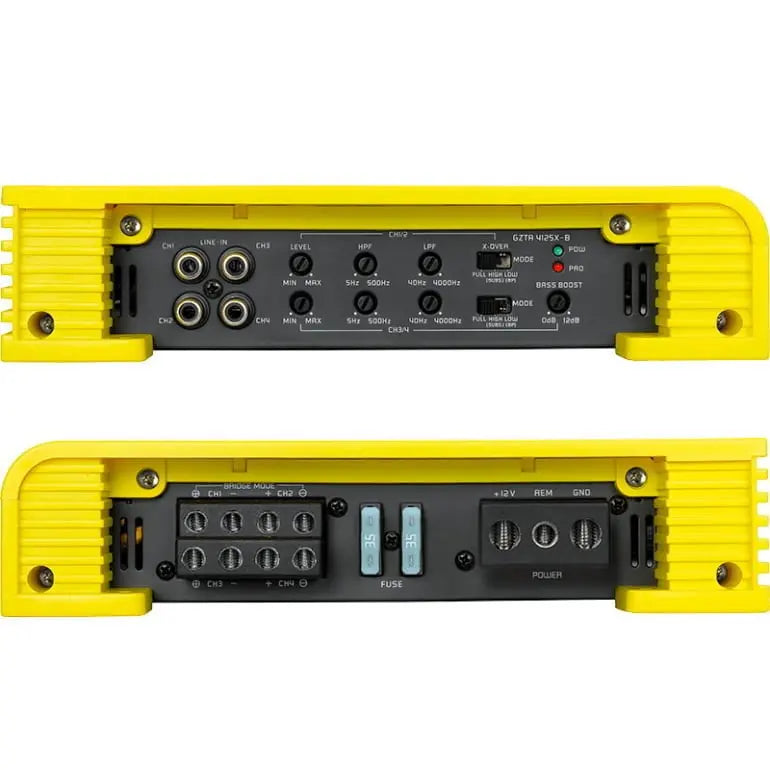 Ground Zero GZTA 4125X-B – Slutsteg – 4-kanal