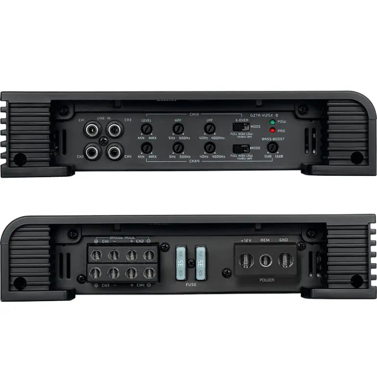 Ground Zero GZTA 4125X-B – Slutsteg – 4-kanal