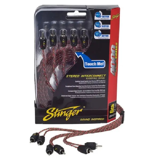 Stinger 4000-serie SI4612 – RCA kabel – 3.7m