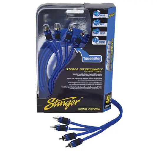 Stinger 6000-serie SI6412 – RCA kabel – 3.7m